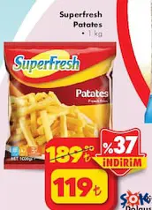 SUPERFRESH PATATES 1 KG